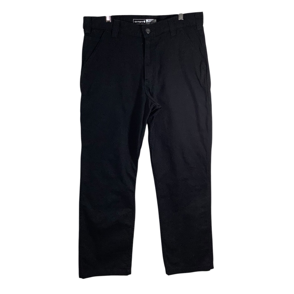 Carhartt Men's Black Rugged Relaxed Fit Canvas Work Pant
